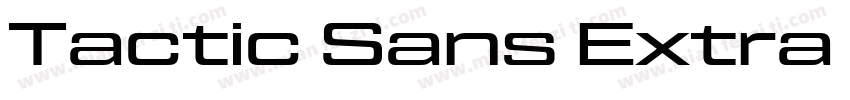 Tactic Sans Extra Ex字体转换
